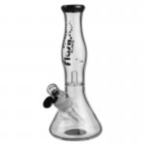 Blaze Glass - Jet Flash Mini Beaker Base Glass Bong - Black