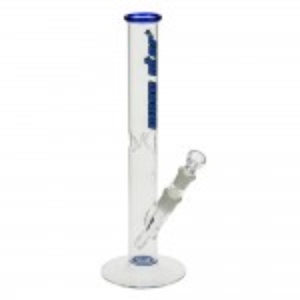 Weed Star - Payday Blue-Line Glass Ice Bong - Bongs - SeedSpotter