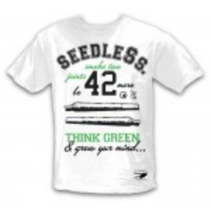 SeedleSs Clothing - 2 Joints Premium Cuts T-Shirt - White