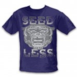 SeedleSs Clothing - Green Panther T-Shirt - Navy